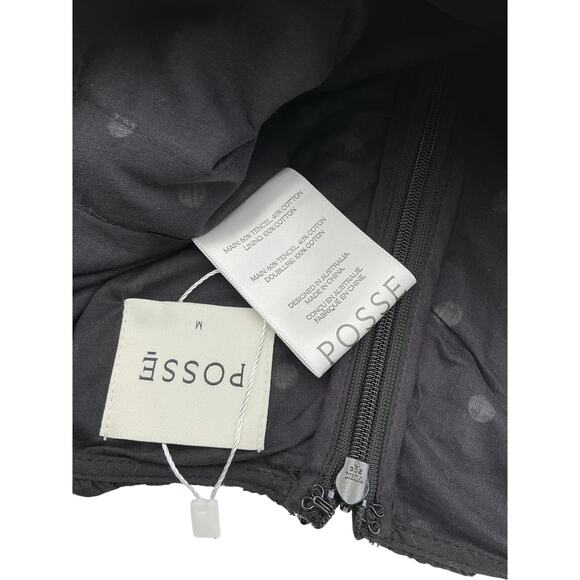 Posse 'Aurelia' Black Tencel Short Size M - Picture 4 of 4